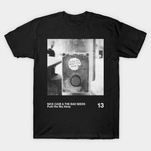 Nick Cave & The Bad Seeds  - Artwork 90's Design || Vintage Black & White 90s T-Shirt